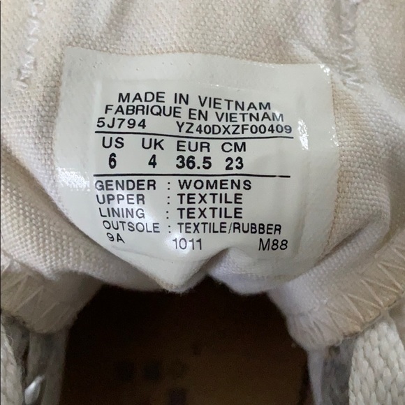 Grey All star (low top) Converse SIZE 6 (woman’s) - Picture 4 of 7